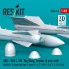 RESKIT RS48-0540 GBU-15(V)1, 2/B Big Wing bombs (2 pcs) with AN/AXQ-14 data link pod (1 pcs) (3D Printed) 1/48